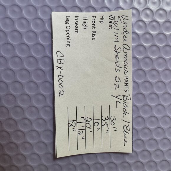 Under Armour Swim Shorts Black/Blue Boys Sz Lg - Picture 12 of 12